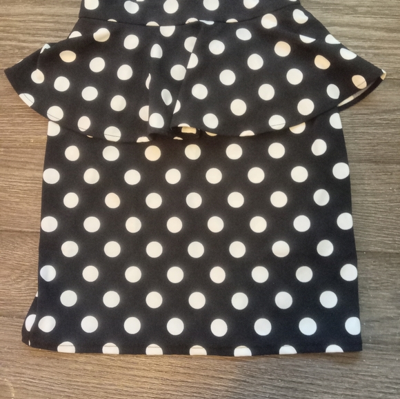 NWT H&M Dress Women's size 4 polka dot - Picture 4 of 8